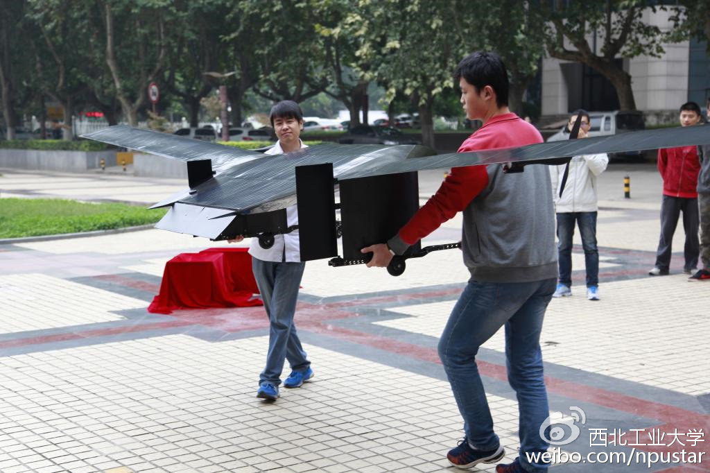 【围观】天空的信使 太阳能WiFi无人机